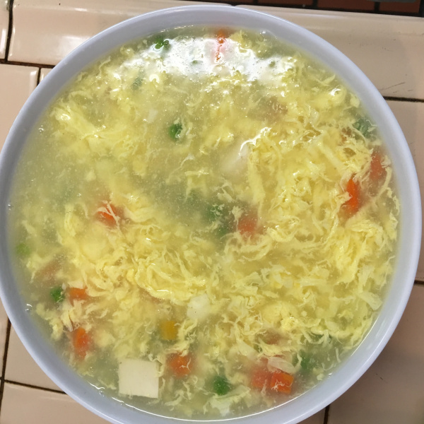 Order Egg Flower Soup food online from Lucky Bamboo Chinese Restaurant store, Modesto on bringmethat.com