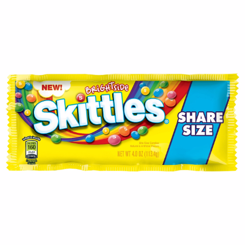 Order Skittles Brightside Share Size 4oz food online from 7-Eleven store, Chicago on bringmethat.com