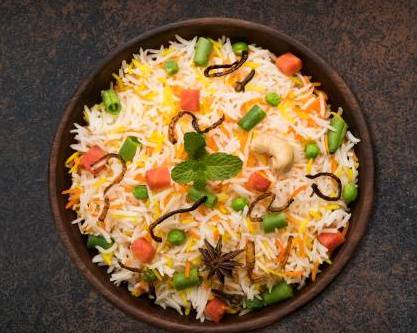 Order 'Licious Veggie Biryani food online from Ministry of Curry store, Florence on bringmethat.com