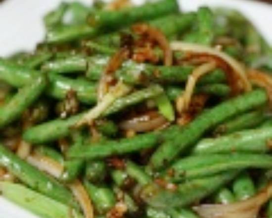 Order Garlic Braised String Beans food online from Thousand Wok store, Thousand Oaks on bringmethat.com