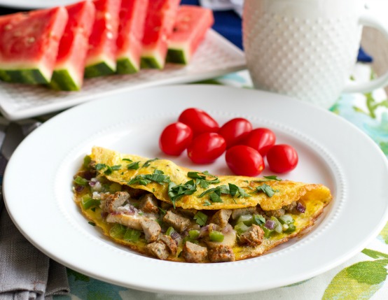 Order Sausage & Cheese Omelette food online from Neal Coffee Shop store, San Mateo on bringmethat.com