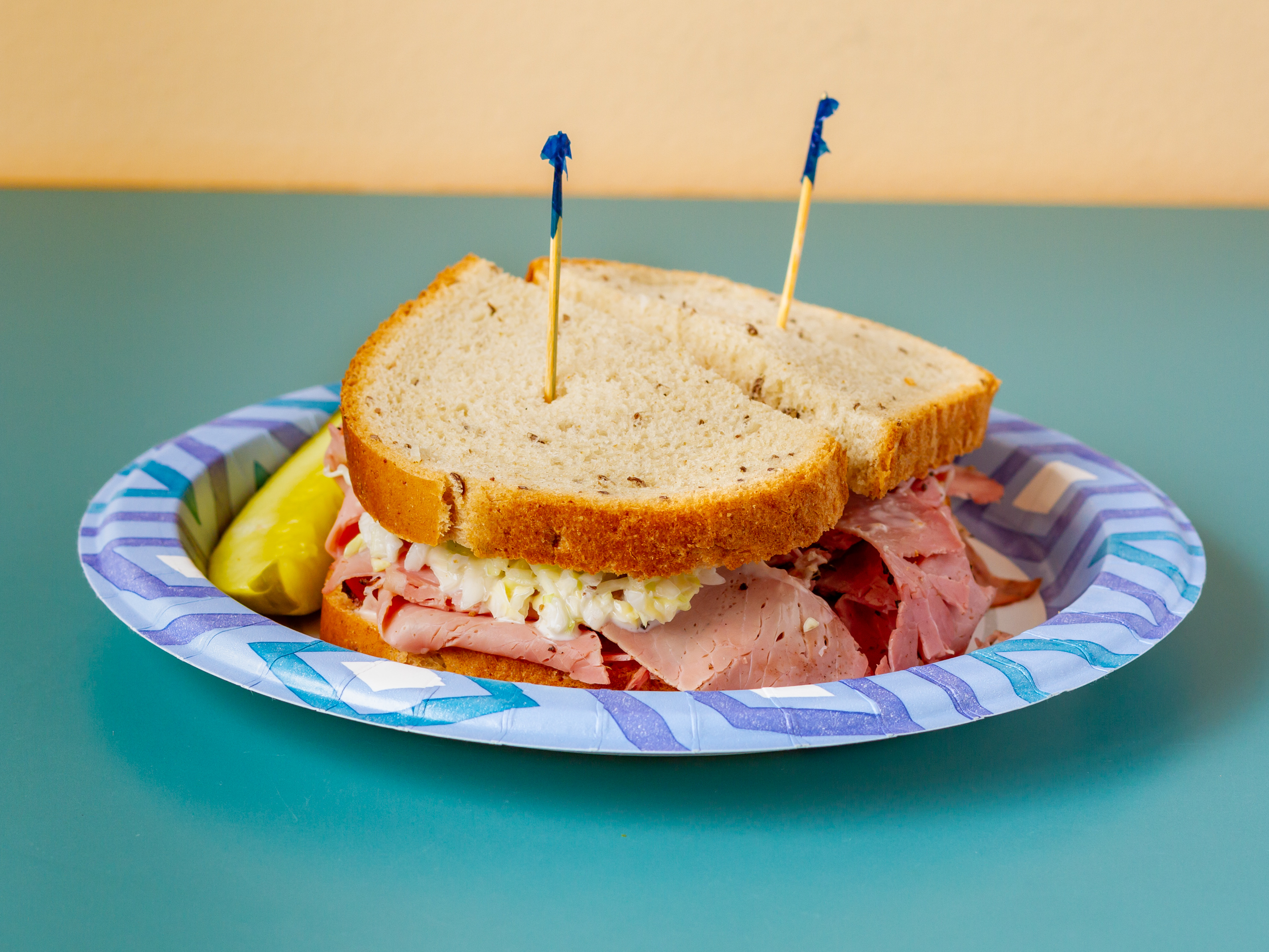 Order Corned Beef and Pastrami Sandwich food online from Mike & Barry Deli store, Silver Spring on bringmethat.com