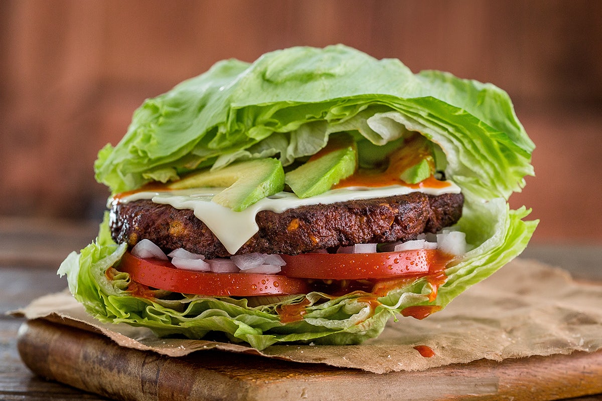 Order Build Your Own Vegan Burger food online from Mooyah store, Joliet on bringmethat.com