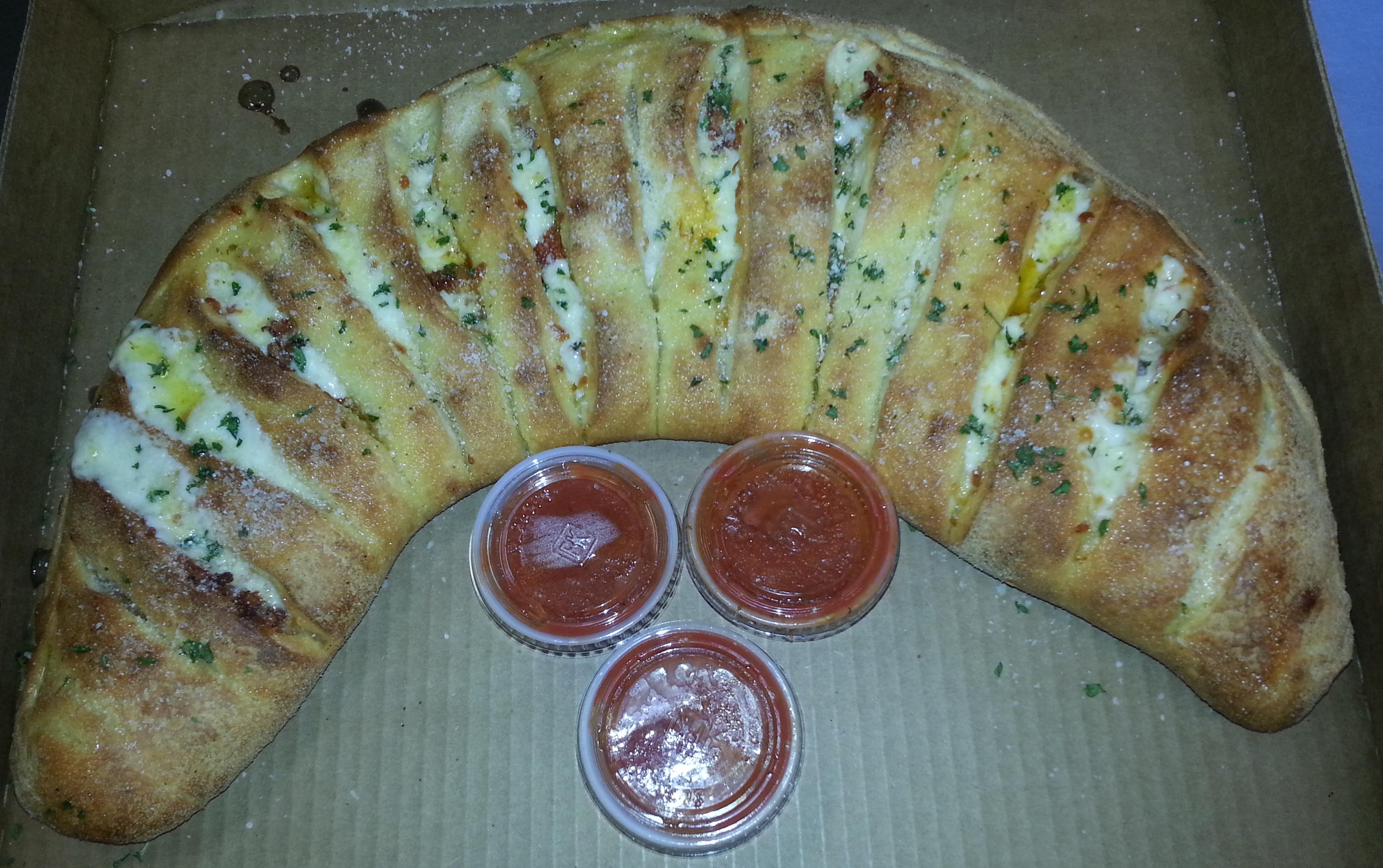 Order California Combo Calzone food online from Papa ray's pizza store, Daly City on bringmethat.com