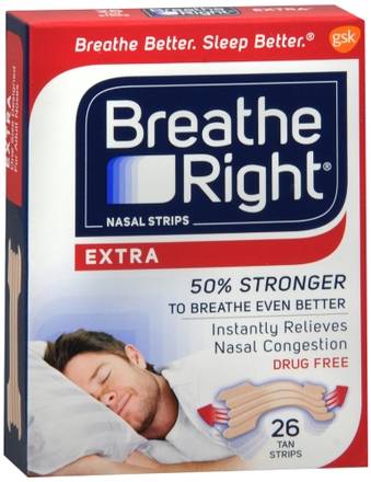 Order Breathe Right Nasal Strips Extra Tan food online from Scripx Pharmacy store, Plano on bringmethat.com