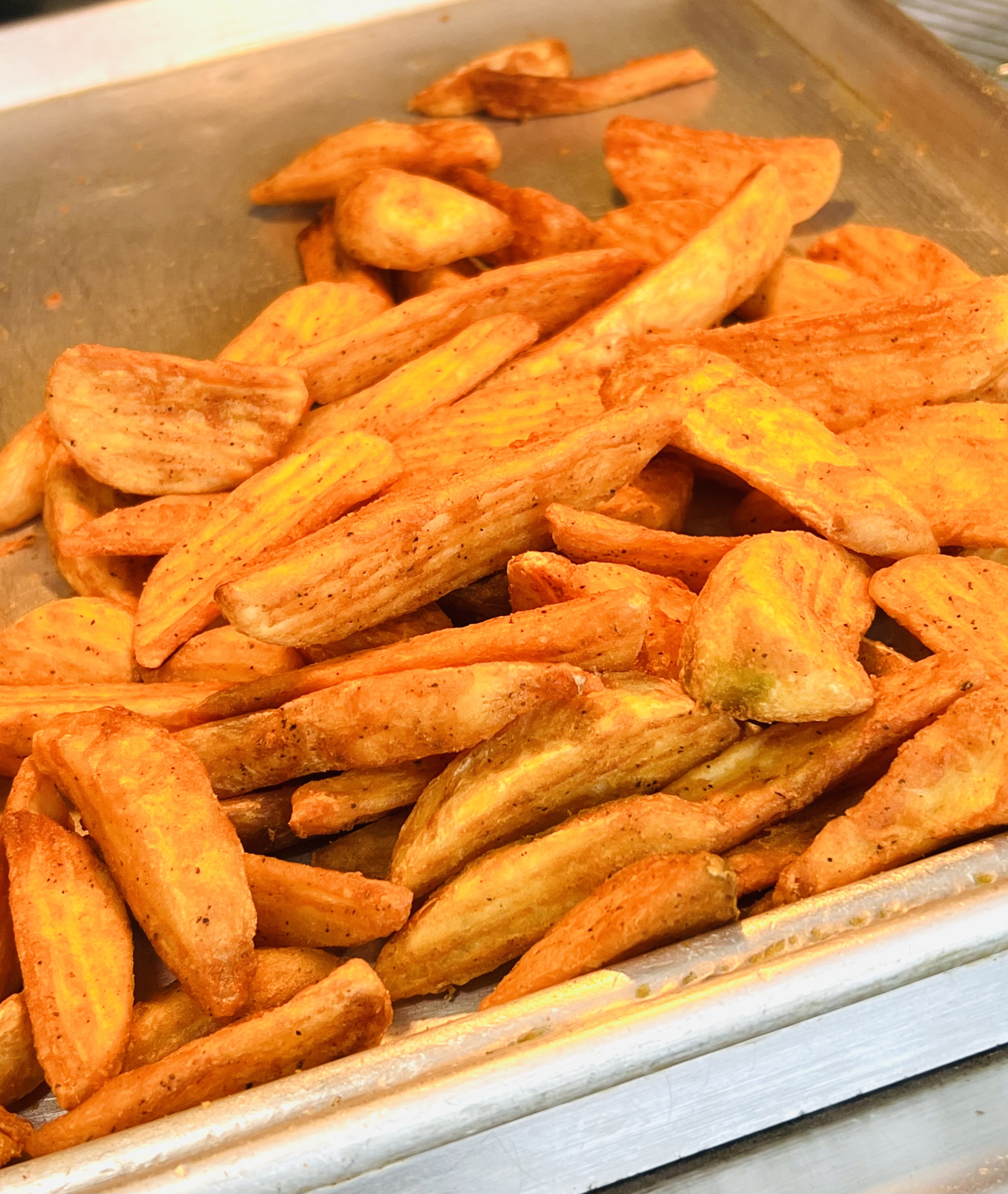 Order Potato Wedges food online from Crown Fried Chicken store, Newark on bringmethat.com