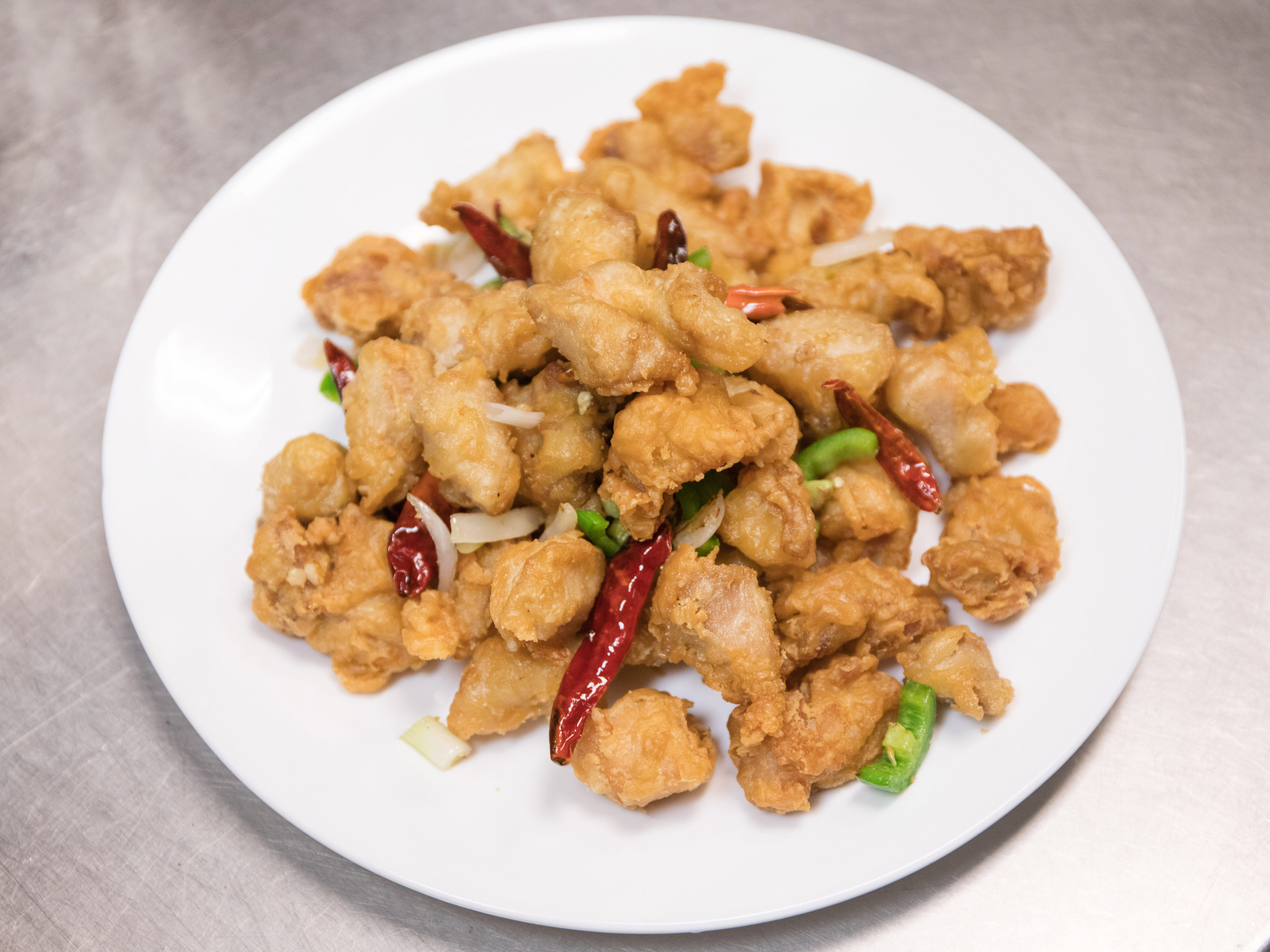 Order 74. Salt and Pepper Chicken food online from Uncle yu express restaurant store, Union City on bringmethat.com