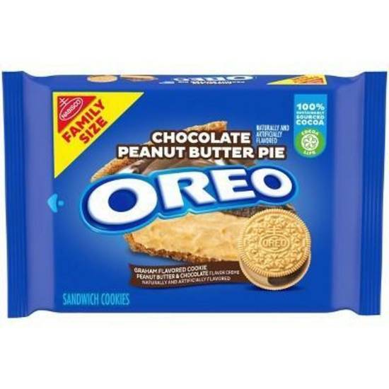 Order Oreo Family Size - Chocolate Peanut Butter Pie food online from IV Deli Mart store, Goleta on bringmethat.com
