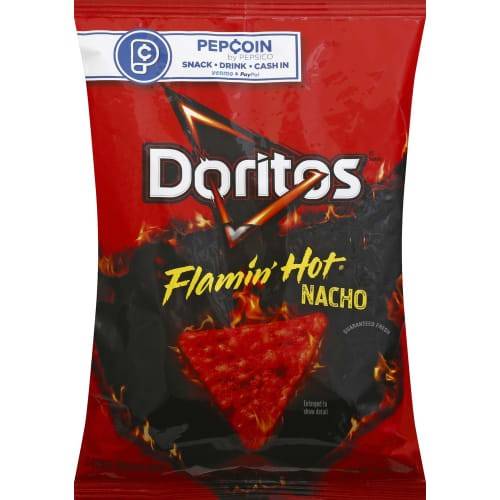 Order Doritos · Flamin Hot Nacho Tortilla Chips (2.8 oz) food online from Mesa Liquor store, Mesa on bringmethat.com