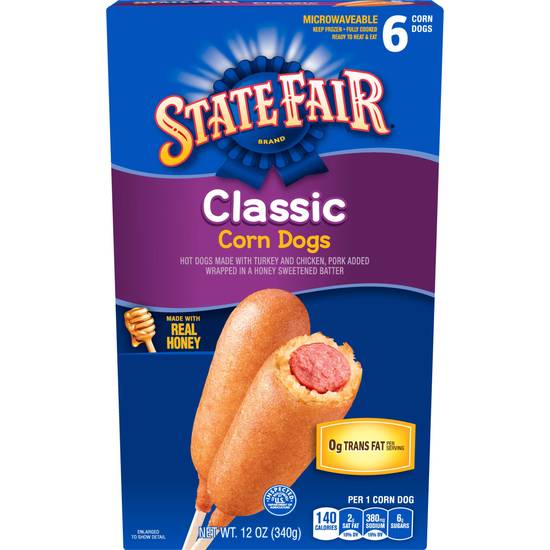 Order State Fair Classic Corn Dogs, 6 CT food online from Cvs store, MISSION VIEJO on bringmethat.com