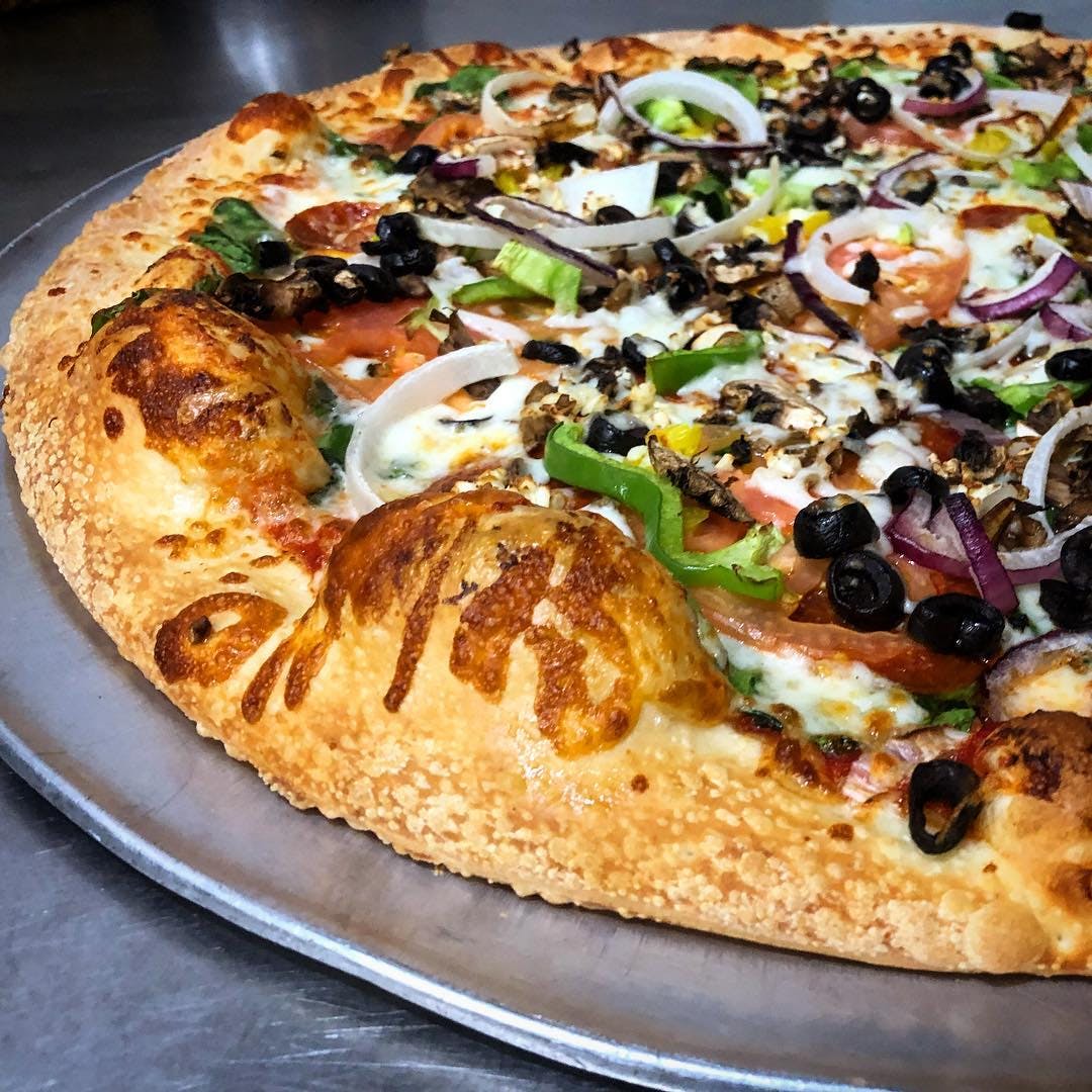 Order Hot Carlson Pizza - Small 14'' food online from Spedelli's store, Salt Lake City on bringmethat.com