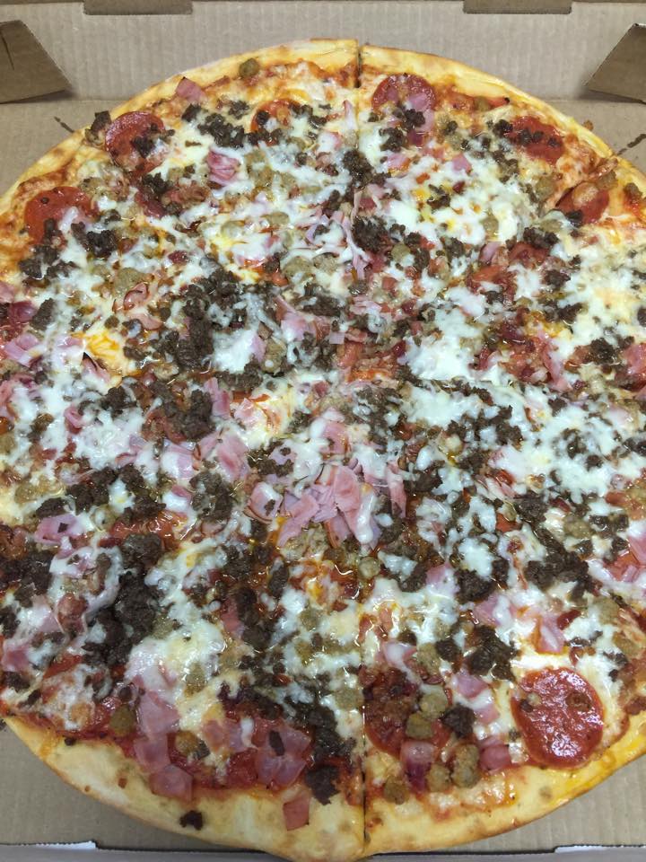 Order Meat Pizza food online from Taste of Italy Pizzeria store, Vineland on bringmethat.com