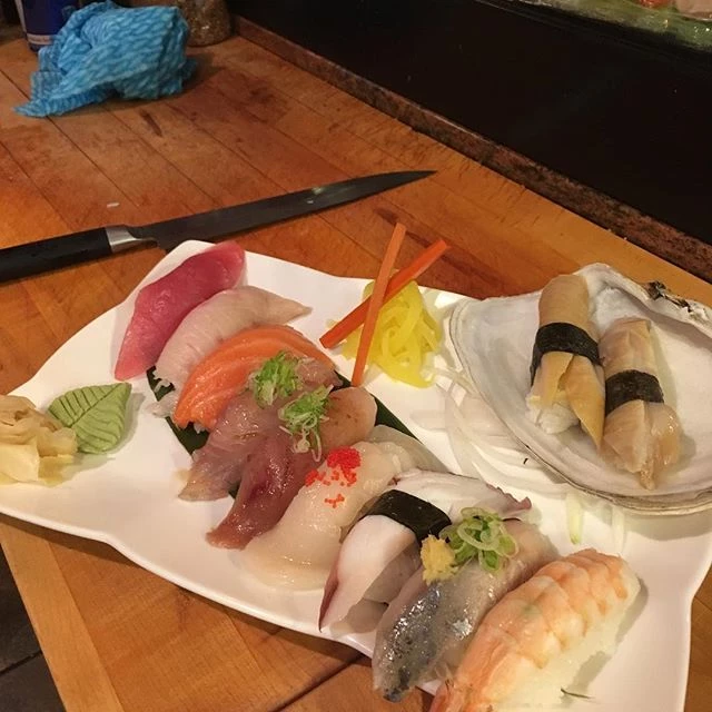 Order 16 Pieces Sashimi Omakase food online from Suishin Sushi store, Folsom on bringmethat.com