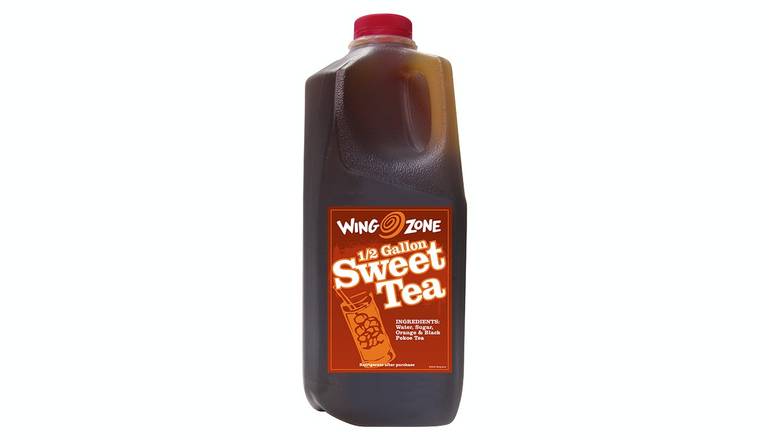 Order 1/2 Gallon Sweet Tea food online from Wing Zone store, Columbia on bringmethat.com