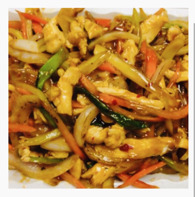 Order C14. Szechuan Chicken food online from Tea House store, Charlottesville on bringmethat.com