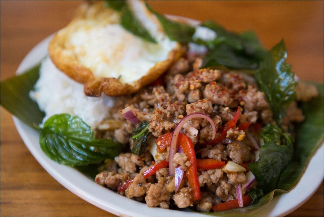 Order Holy Thai Basil food online from Saigon Sisters store, Chicago on bringmethat.com
