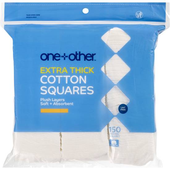 Order one+other Extra Thick Premium Cotton Squares, 150CT food online from Cvs store, ONTARIO on bringmethat.com
