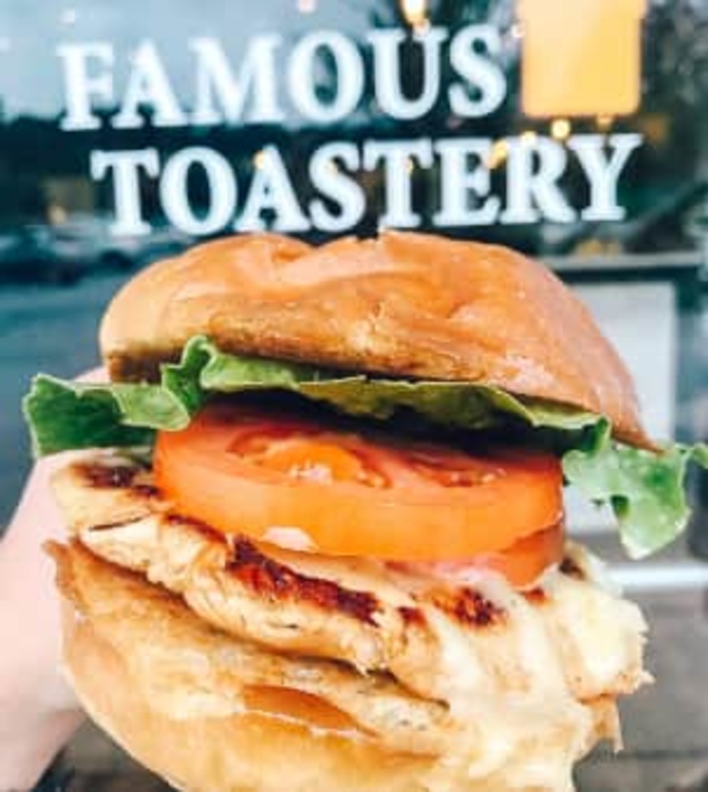 Order Grilled Chicken Sandwich food online from Famous Toastery store, Concord on bringmethat.com