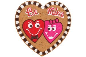 Order Be Mine-2 Hearts Cookie Cake food online from American Deli on Broad St. store, Athens on bringmethat.com