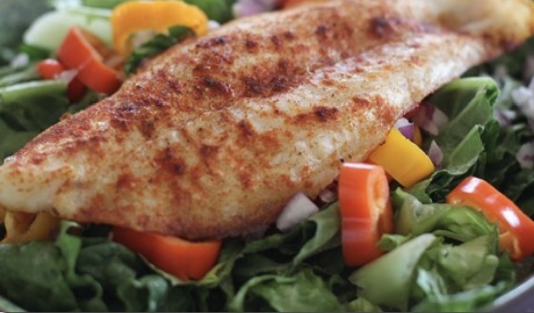 Order Grilled Fish Bowl food online from Buenos Tacos store, South Amboy on bringmethat.com
