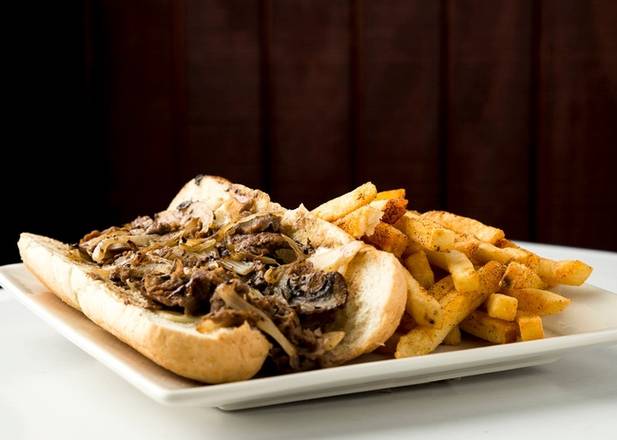 Order *Steak Philly* food online from Sidelines Grille store, canton on bringmethat.com