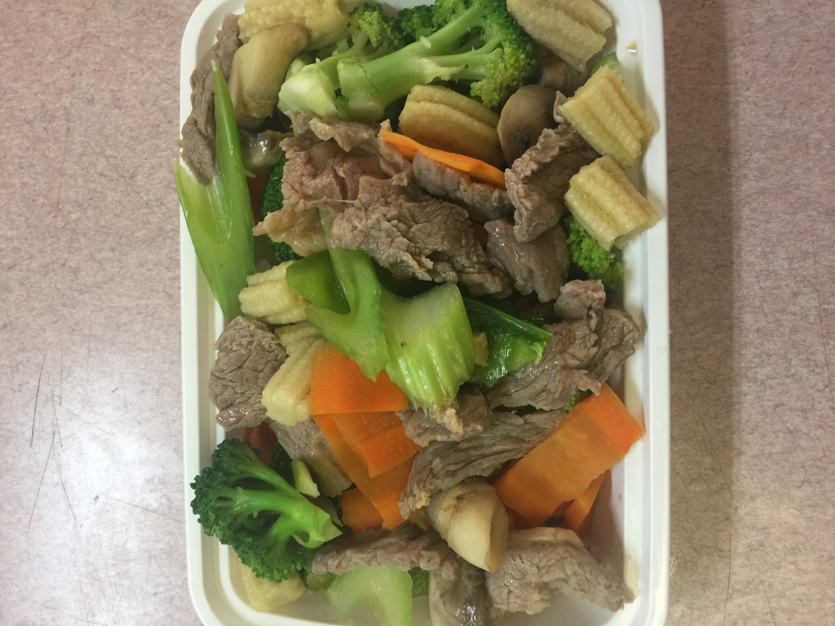 Order D2. Steamed Mix Vegetable With Beef food online from China Wok store, Harrison on bringmethat.com
