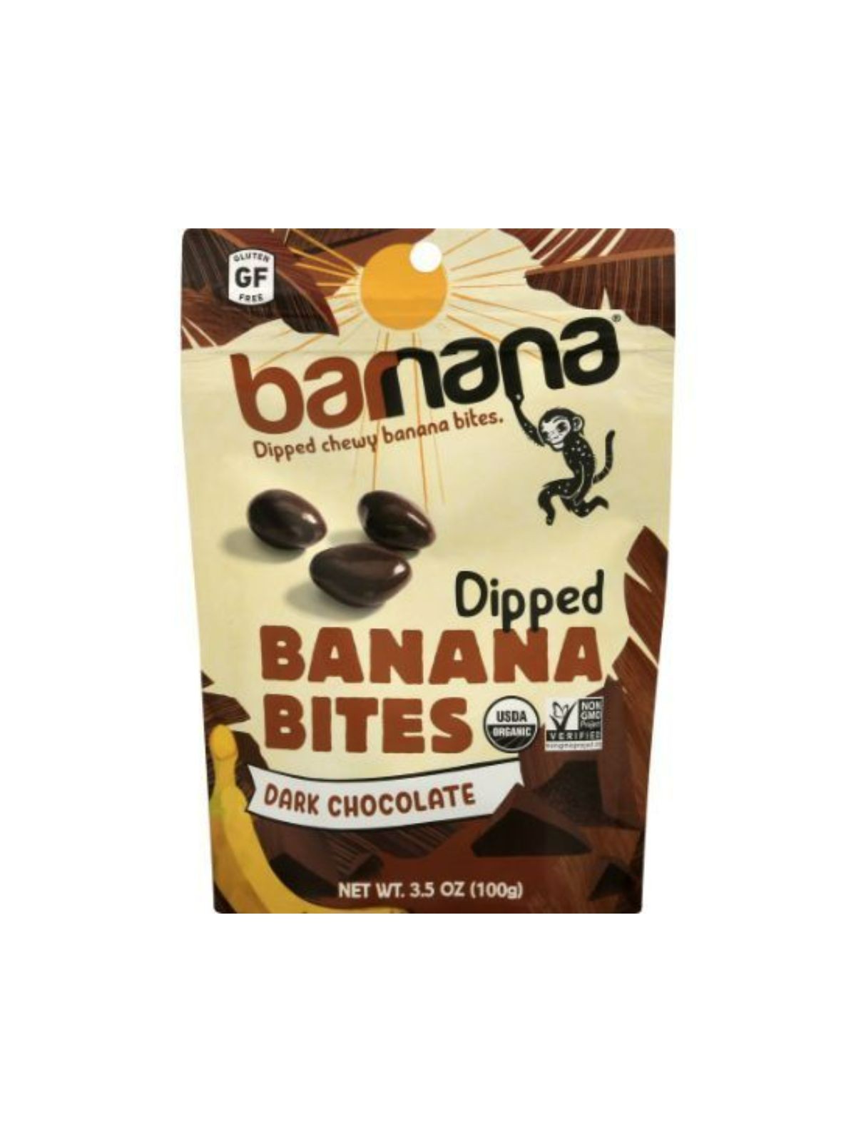 Order Barnana Organic Dark Chocolate Chewy Banana Bites (3.5 oz) food online from Stock-Up Mart store, Minneapolis on bringmethat.com