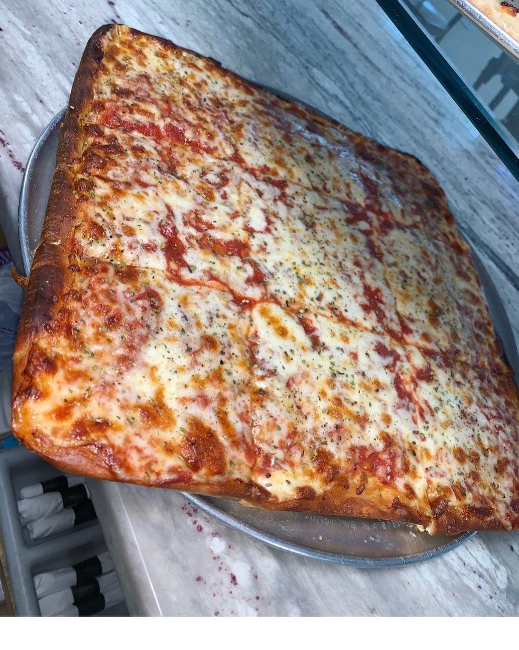Order Old Fashioned Sicilian Pizza - 16'' food online from Hometown Pizza of Bristol store, Bristol on bringmethat.com