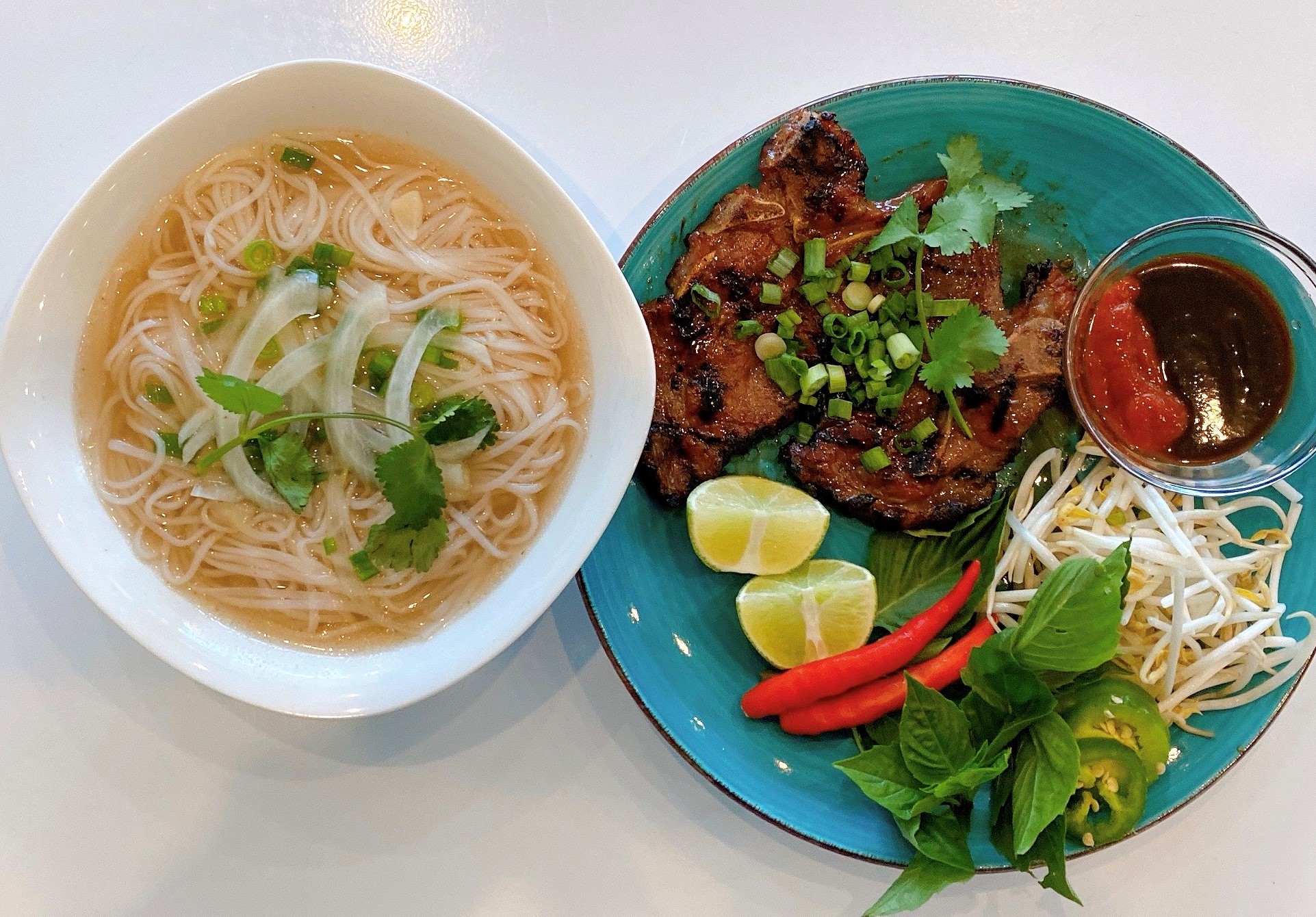 Order Pho with Grilled Pork Chop food online from Pho Ever store, Newark on bringmethat.com