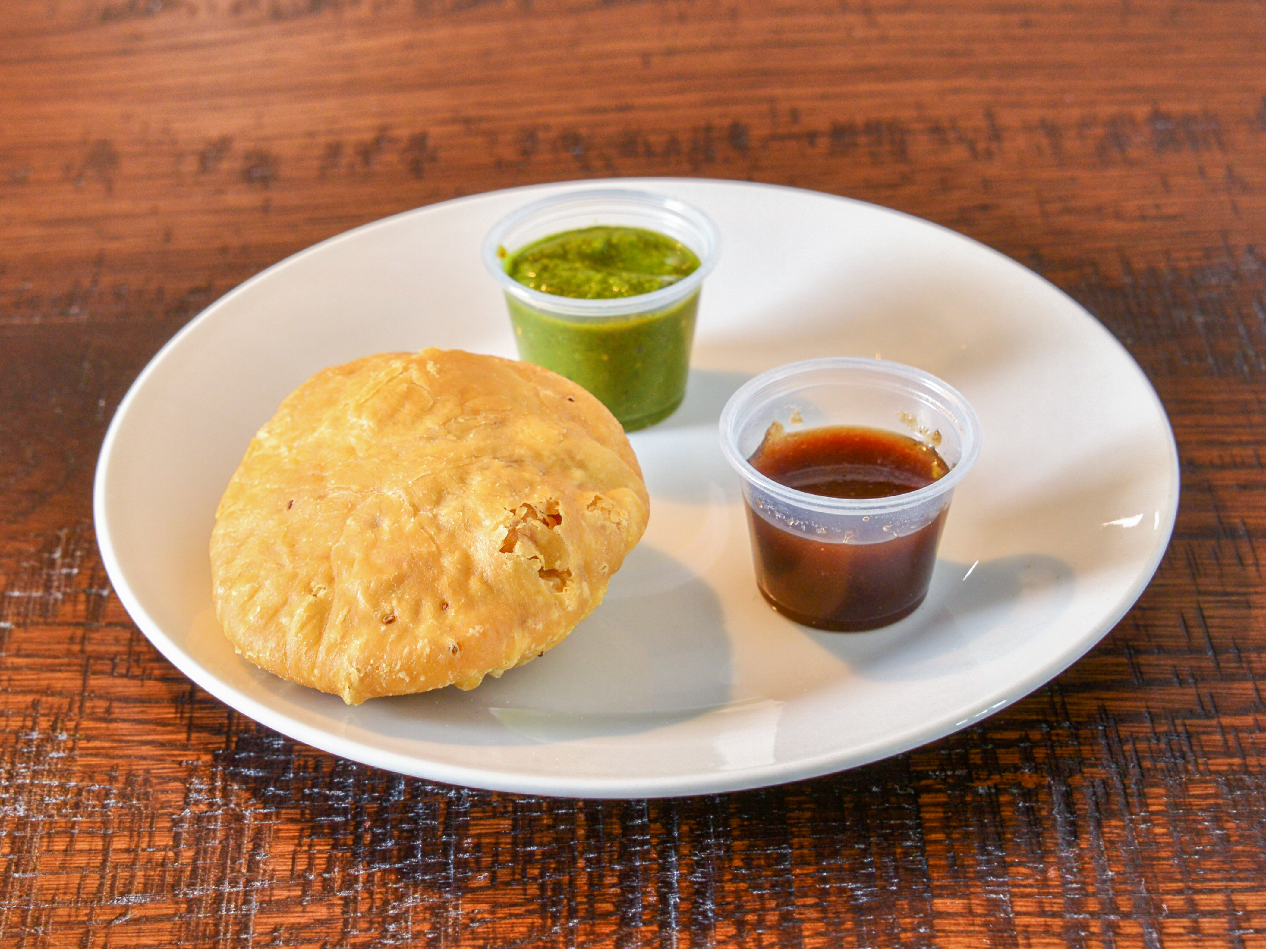 Order Green Peas(Matar) Kachori food online from Rollz Rice Indian Kitchen store, Lewis Center on bringmethat.com