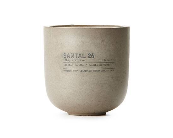 Order Santal 26 Concrete Candle food online from Le Labo store, Newport Beach on bringmethat.com
