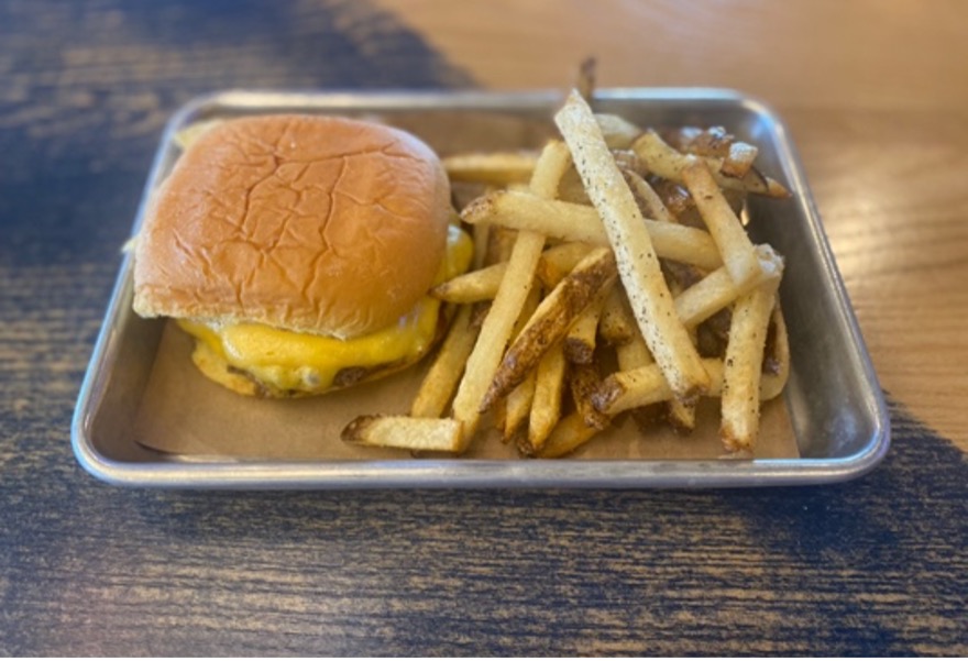 Order Kids Cheeseburger food online from BoomerJack's Grill Plano store, Plano on bringmethat.com