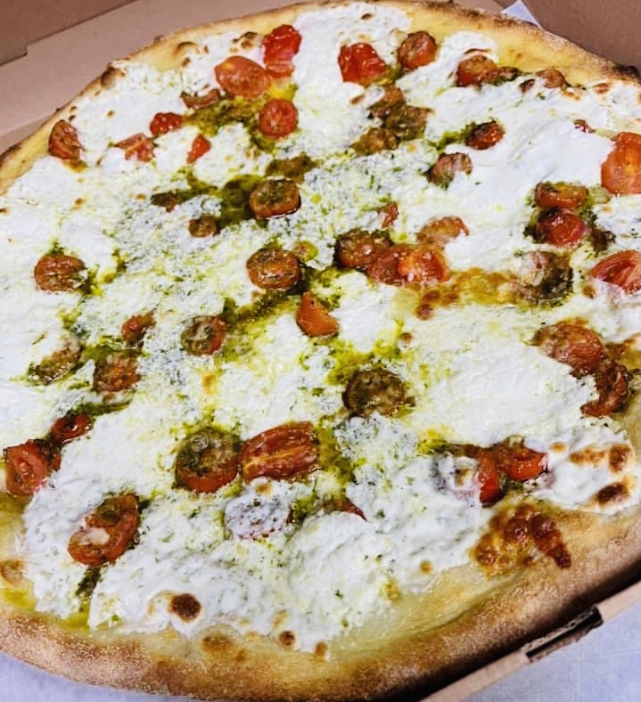 Order Pesto pizza  food online from Chris Pizza store, Clifton on bringmethat.com