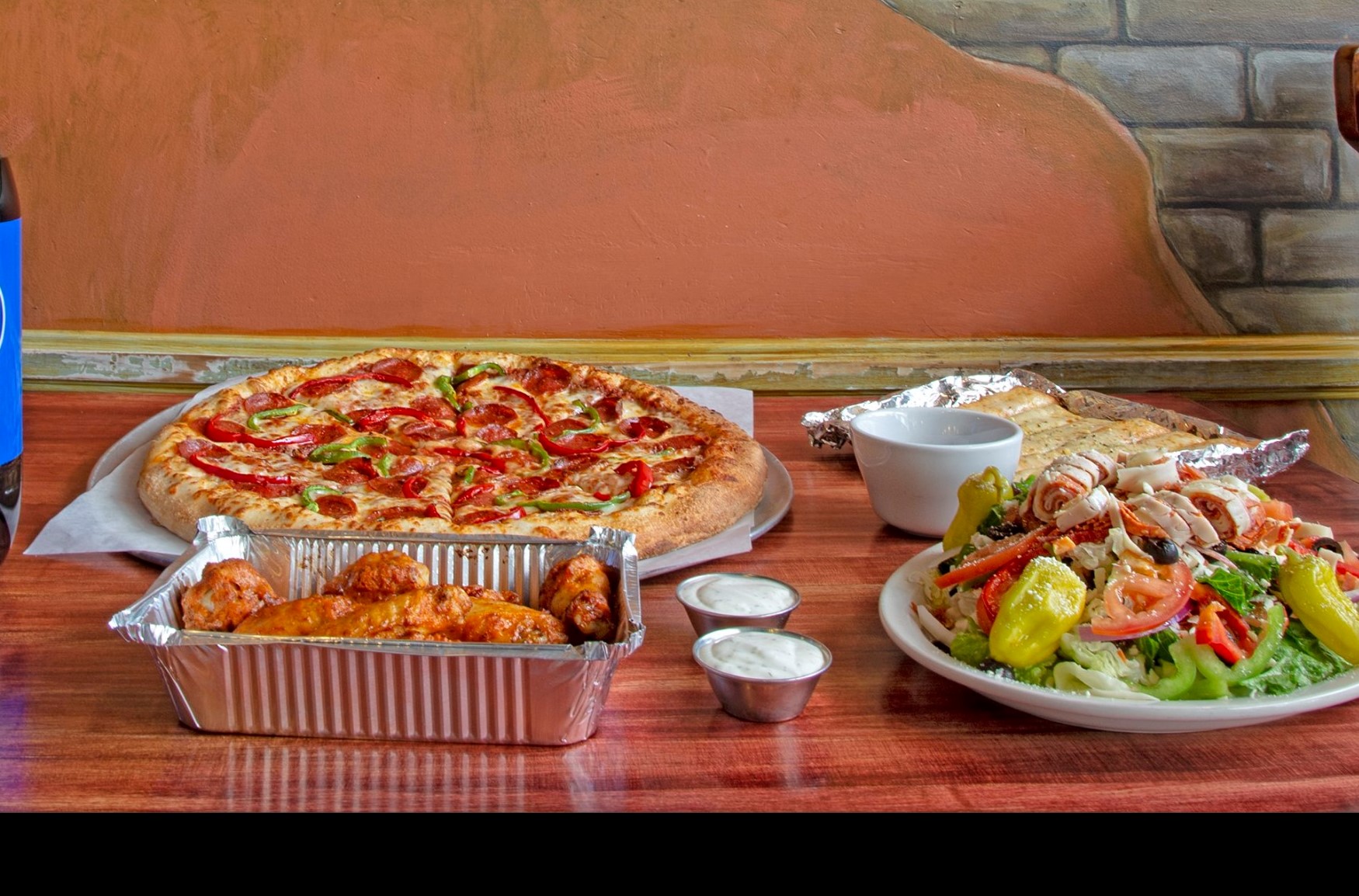 Order Family Meal food online from Antonious Pizza Cafe store, Riverside on bringmethat.com