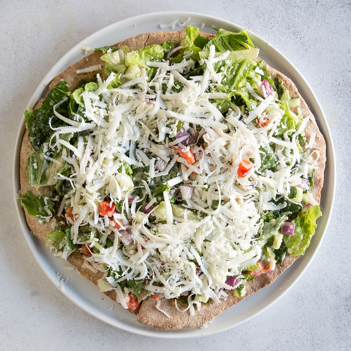 Order Whole Wheat Pizza Salad food online from Central Perk Cafe store, Cedarhurst on bringmethat.com