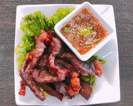 Order Beef Jerky Fried Rice food online from Red Chicken store, San Gabriel on bringmethat.com
