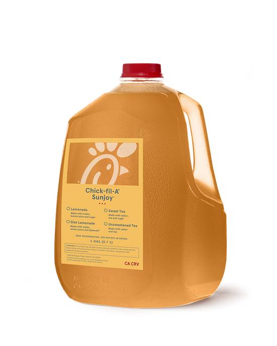 Order Gallon Sunjoy® w/ 1/2 Sweet Tea 1/2 Lemonade food online from Chick-Fil-A store, Willoughby on bringmethat.com