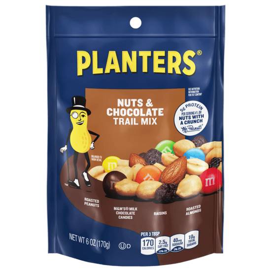 Order Planters Trail Mix Nuts & Chocolate 6oz food online from Caseys Carry Out Pizza store, Cedar Rapids on bringmethat.com