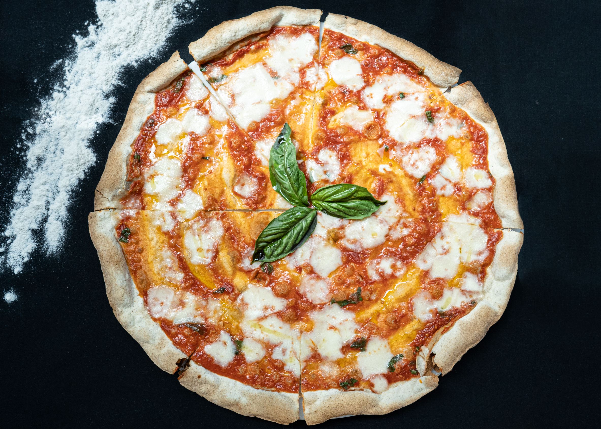 Order THE QUEEN “MARGHERITA” - Thin Crust food online from Il Moro Restaurant store, Los Angeles on bringmethat.com
