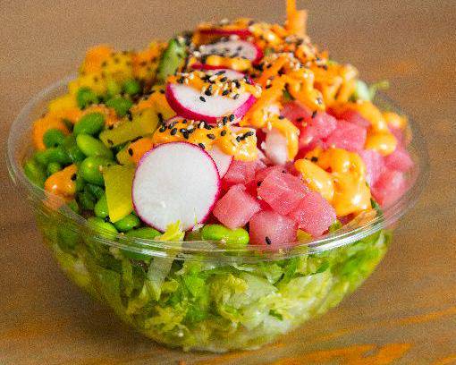 Order Poké Salad - Regular food online from Pokemoto store, Stamford on bringmethat.com