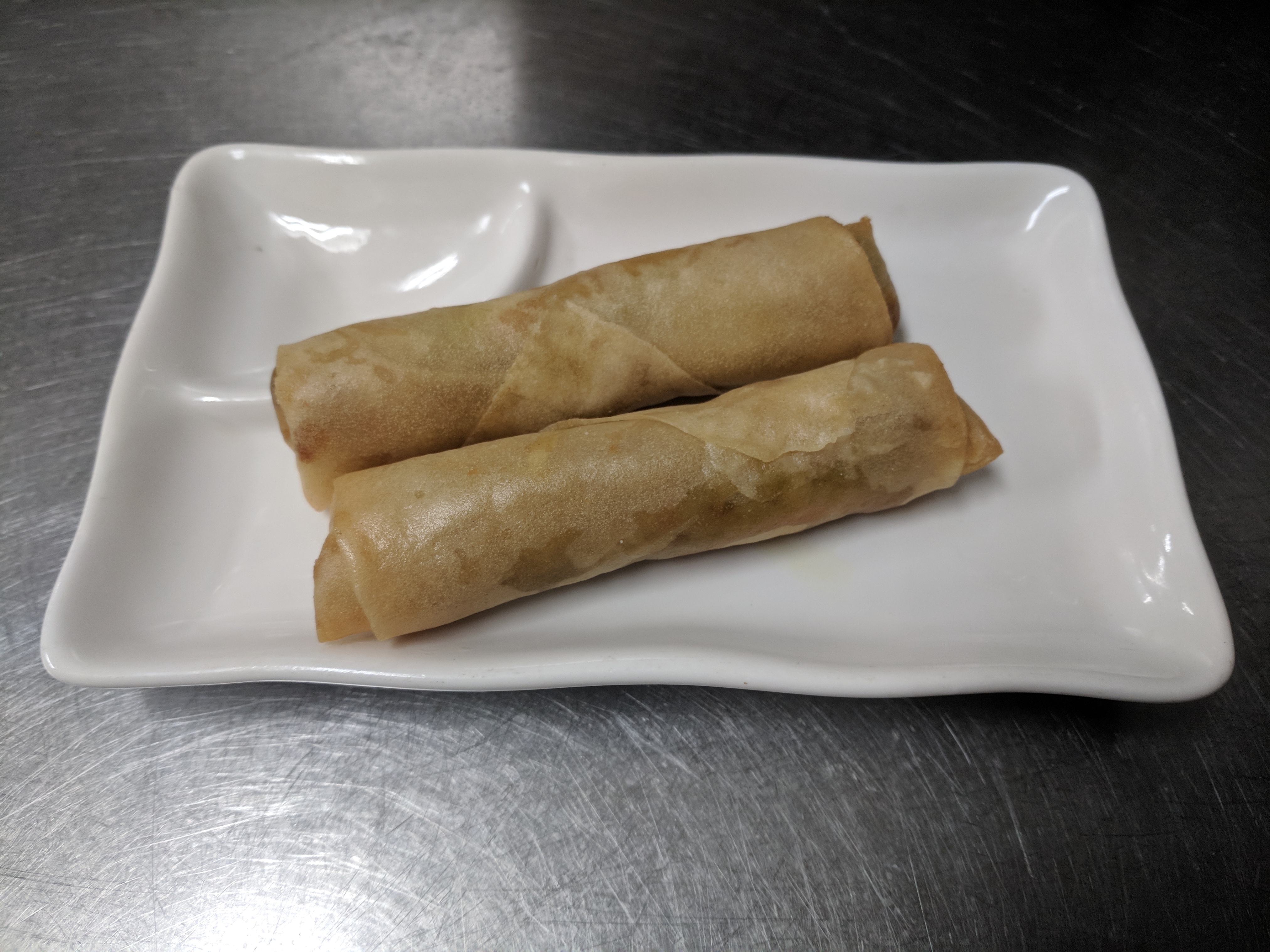 Order B4. Vegetable Egg roll food online from Oryza Authentic Chinese store, Iowa City on bringmethat.com