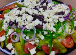 Order Greek Salad food online from Italian Delights store, Los Angeles on bringmethat.com