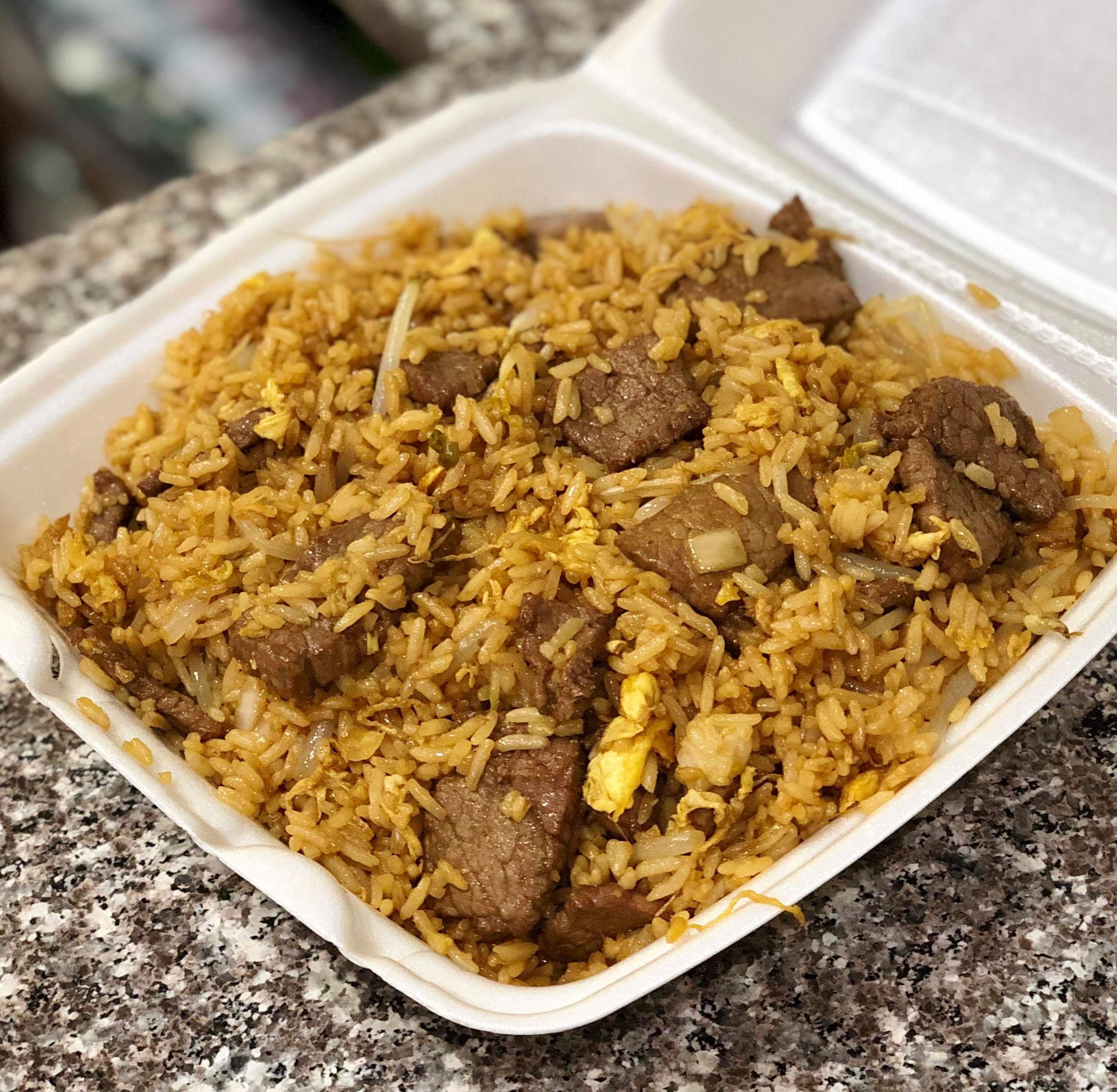 Order 38. Beef Fried Rice food online from Rotasu Hibachi store, Cleveland on bringmethat.com