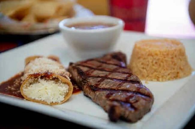 Order Tampiquena Steak food online from Frontera Mex-Mex Grill store, Stockbridge on bringmethat.com