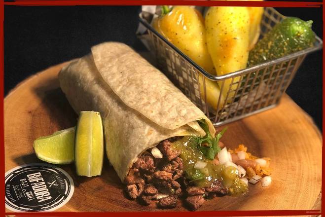 Order Burrito food online from La Bufadora Baja Grill store, Ontario on bringmethat.com