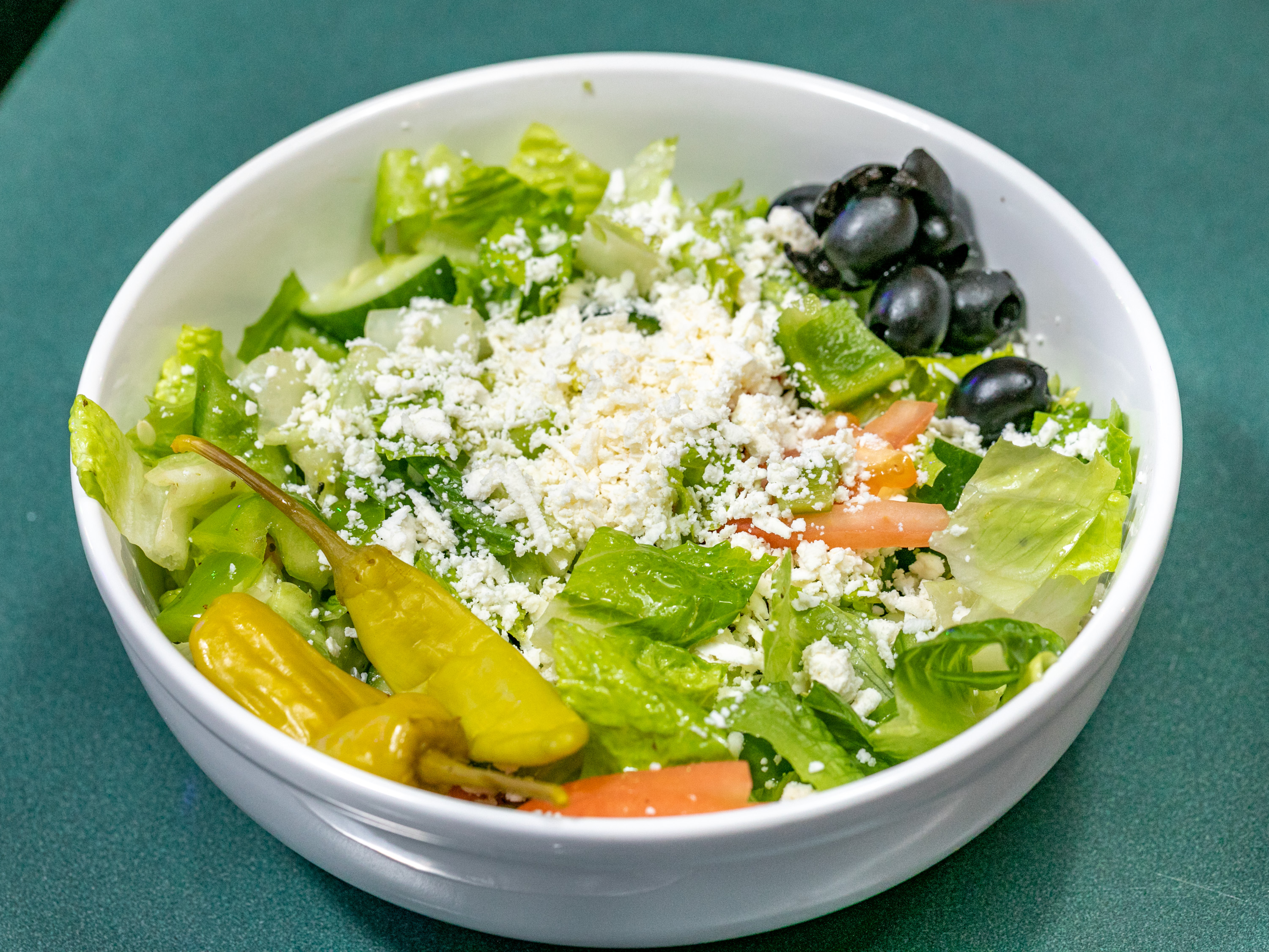 Order Greek Salad food online from Sahara Restaurant store, Maumee on bringmethat.com