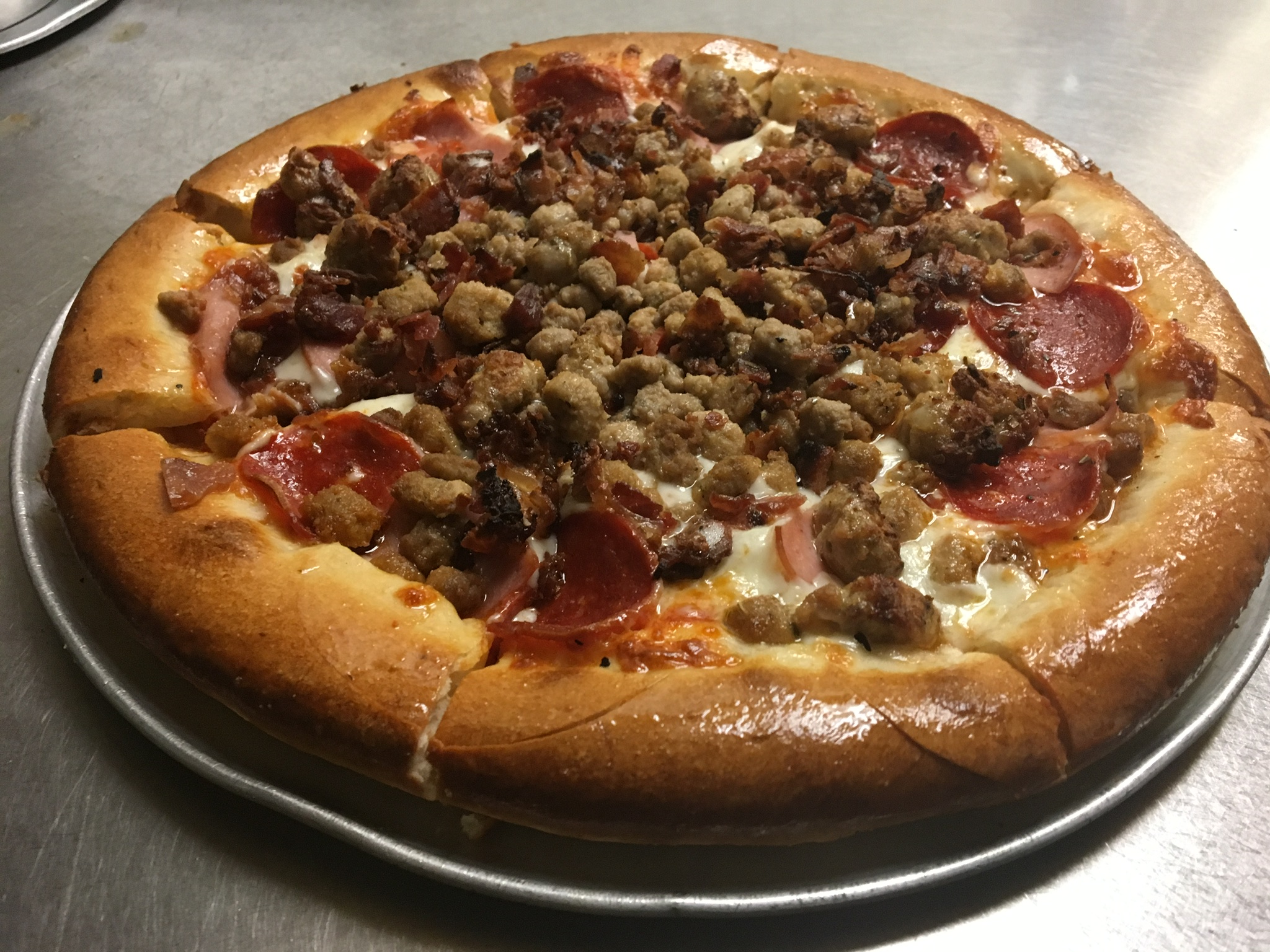Order The Herd Pizza food online from Bosses Brickoven Pizza store, Lake Worth on bringmethat.com