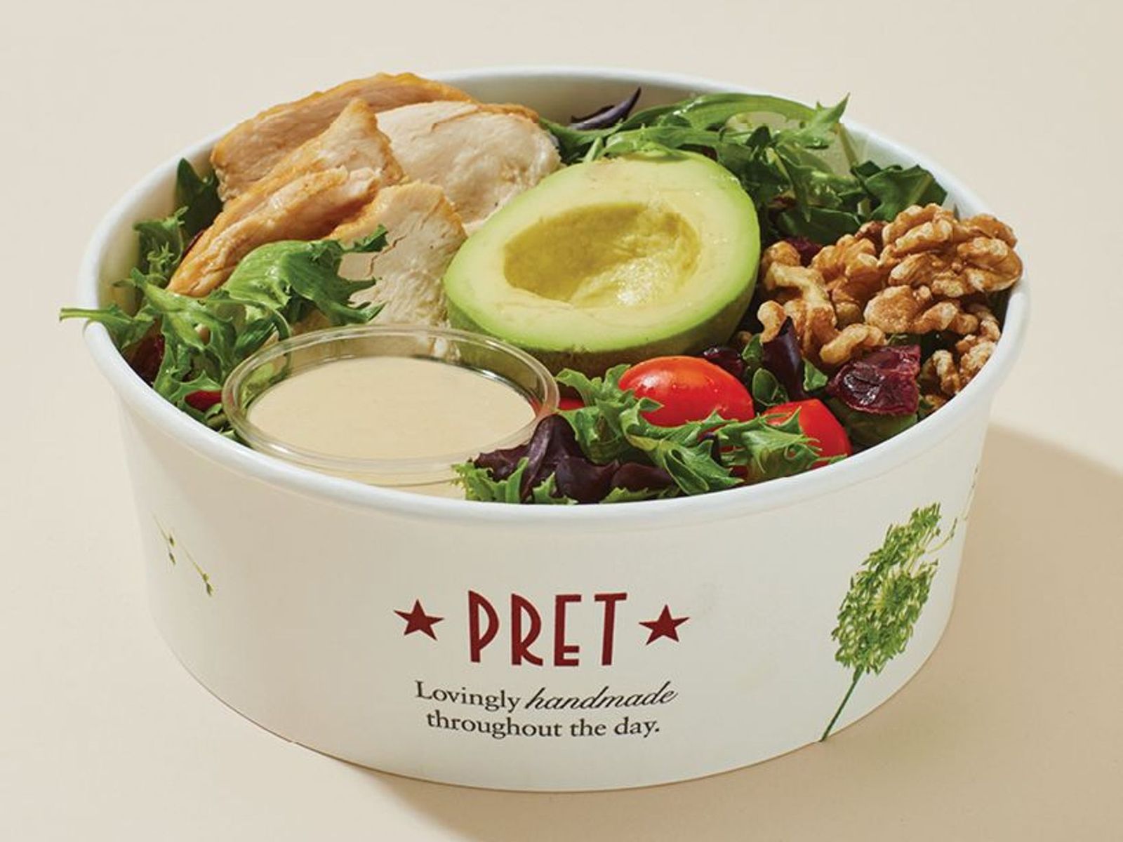 Order Chicken Avocado Salad with Pret's Simple Vinaigrette food online from Pret A Manger store, New York on bringmethat.com