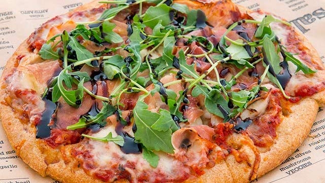 Order prosciutto + arugula pizza food online from Make Pizza+Salad store, San Diego on bringmethat.com