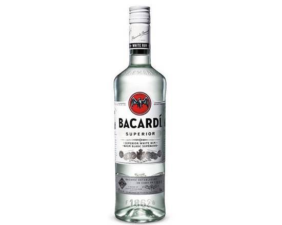 Order Bacardi Superior Rum, 750mL liquor (40% ABV) food online from Samco Food Store store, Bakersfield on bringmethat.com